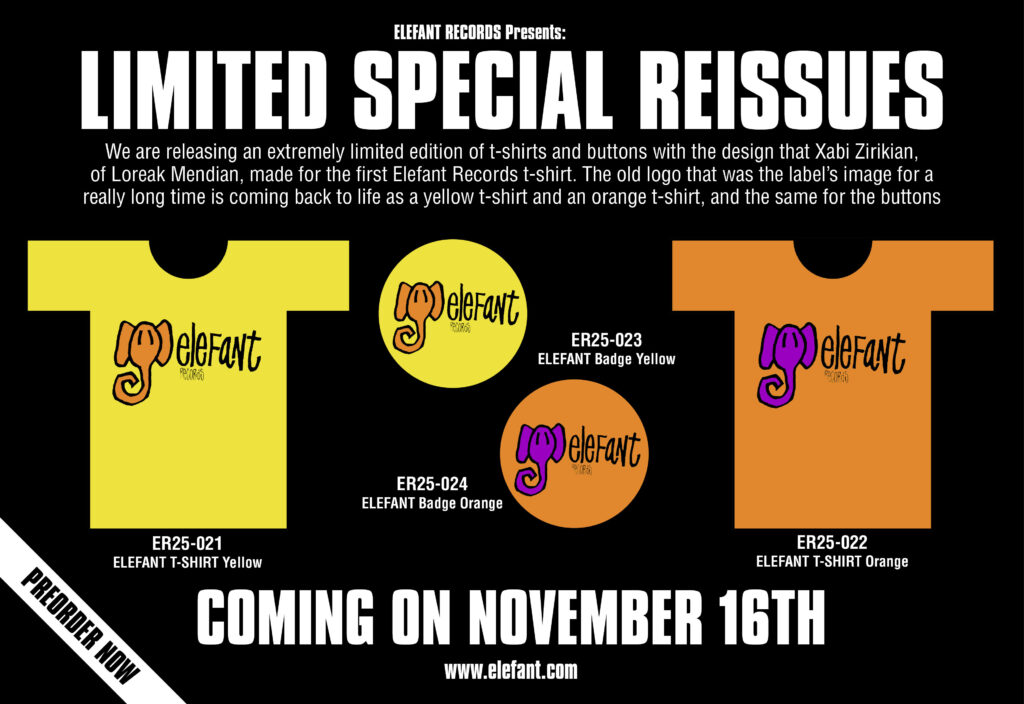 Imagen destacada de noticia: NUEVAS REEDICIONES DE LA COLECCIÓN DEL 25 ANIVERSARIO DE ELEFANT RECORDS